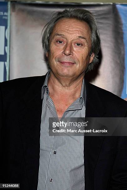 Patrick Bouchitey attends the premiere of "Je suis heureux que ma mère soit vivante" at UGC Cine Cite des Halles on September 29, 2009 in Paris,...