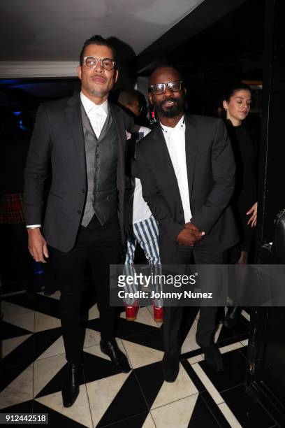 Al Reynolds and Bryan-Michael Cox attend the 14th Annual "The Breakfast Club" Gala at Omar's on January 28, 2018 in New York City.