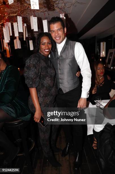 Francoise Blanchette and Al Reynolds attend the 14th Annual "The Breakfast Club" Gala at Omar's on January 28, 2018 in New York City.