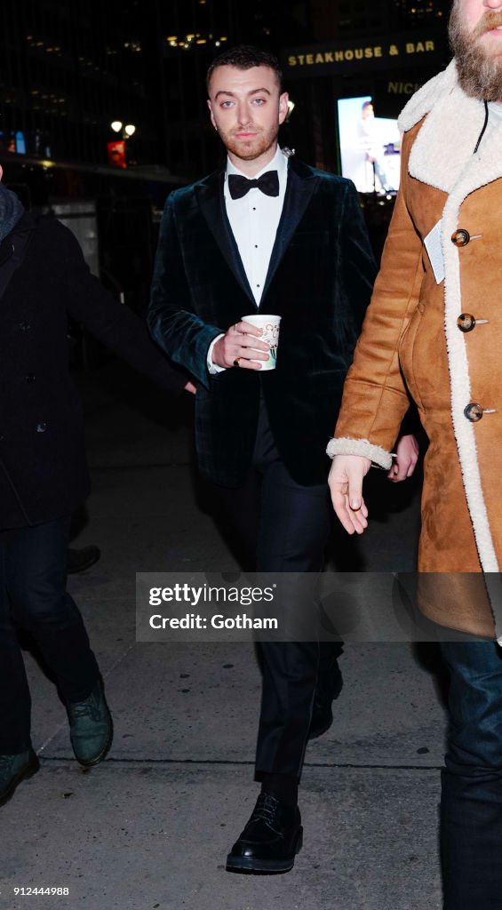 Celebrity Sightings in New York City - January 30, 2018