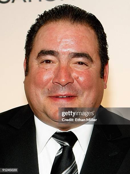 Chef Emeril Lagasse arrives at the 14th annual Andre Agassi Charitable Foundation's Grand Slam for Children benefit concert at the Wynn Las Vegas...