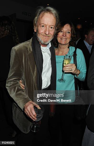 Ronald Pickup attends the afterparty following the press night of 'Breakfast At Tiffany's', at the Haymarket Hotel on September 29, 2009 in London,...