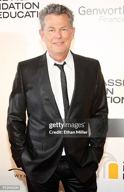 Producer/composer David Foster arrives at the 14th annual Andre Agassi Charitable Foundation's Grand Slam for Children benefit concert at the Wynn...