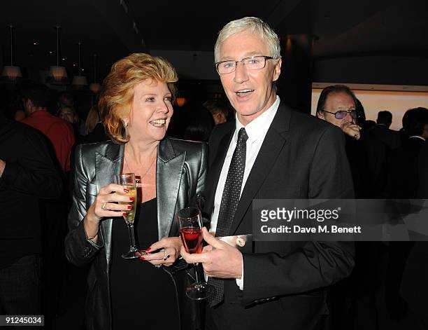 Cilla Black and Paul O'Grady attend the afterparty following the press night of 'Breakfast At Tiffany's', at the Haymarket Hotel on September 29,...