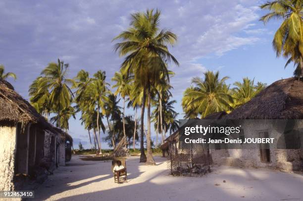 Le village de Jambiani, dans l'archipel de Zanzibar, Tanzanie.