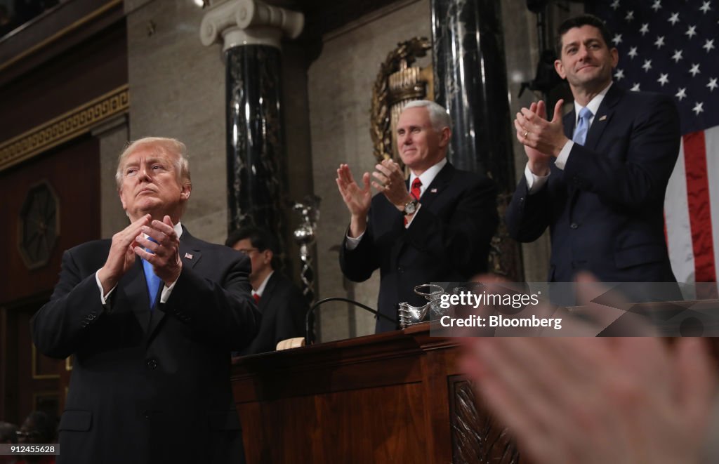 President Trump Delivers His First State Of The Union Address