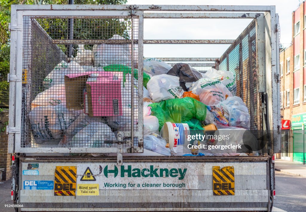 Waste collection in Hackney, London
