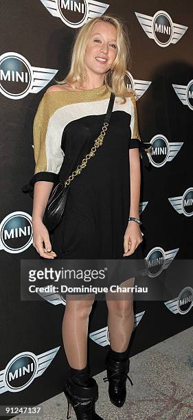 French actress Ludivine Sagnier attends the Mini Austin 50th Anniversary party at Piscine Molitor on September 29, 2009 in Paris, France.
