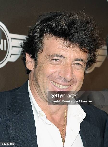 French singer Patrick Bruel attends the Mini Austin 50th Anniversary party at Piscine Molitor on September 29, 2009 in Paris, France.