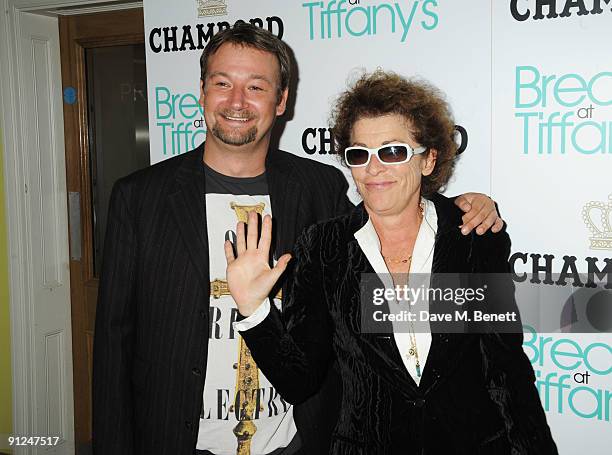 James Dreyfus and Suzanne Bertish attend the afterparty following the press night of 'Breakfast At Tiffany's', at the Haymarket Hotel on September...