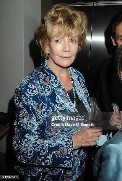 Edna O'Brien attends the afterparty following the press night of 'Breakfast At Tiffany's', at the Haymarket Hotel on September 29, 2009 in London,...