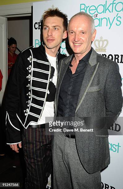 Sean Mathias attends the afterparty following the press night of 'Breakfast At Tiffany's', at the Haymarket Hotel on September 29, 2009 in London,...