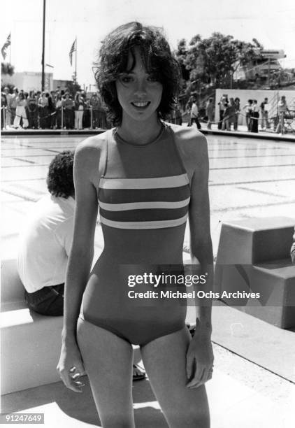 Actress Mackenzie Phillips attends a celebrity charity sporting event in circa 1976.