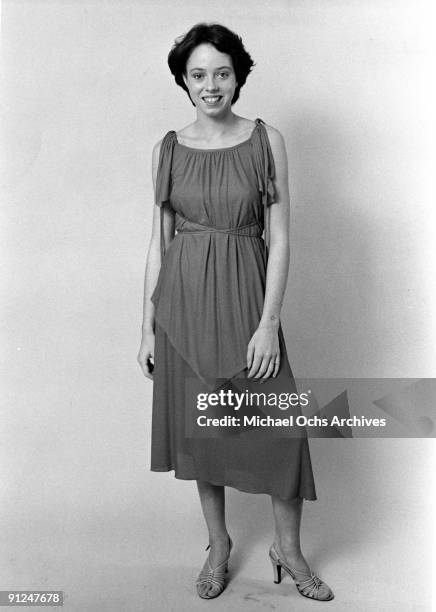 Actress Mackenzie Phillips poses for a fashion layout on September 9, 1976 in Los Angeles, California.