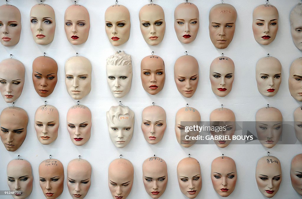 Mannequins are seen at Patina V in City