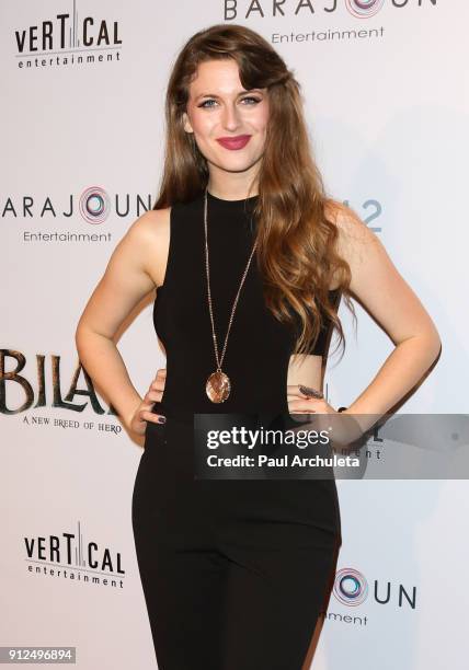 Actress / Singer Chandler Juliet attends the premiere of "BILAL: A New Breed Of Hero" at Pacific Design Center on January 30, 2018 in West Hollywood,...