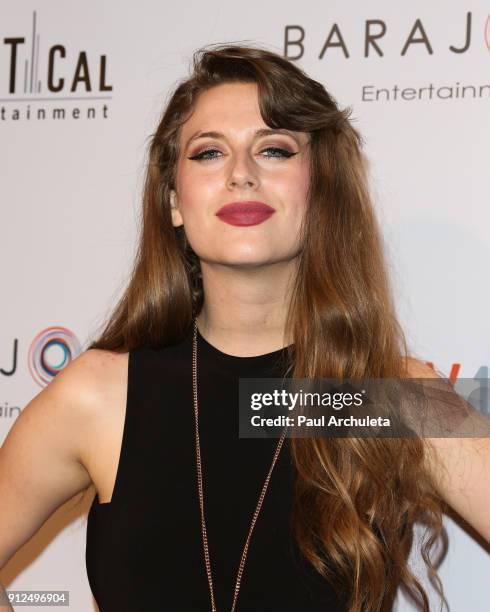 Actress / Singer Chandler Juliet attends the premiere of "BILAL: A New Breed Of Hero" at Pacific Design Center on January 30, 2018 in West Hollywood,...