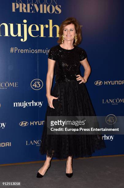 Nuria March attends 'VII Premios Mujer Hoy' at Casino on January 30, 2018 in Madrid, Spain.