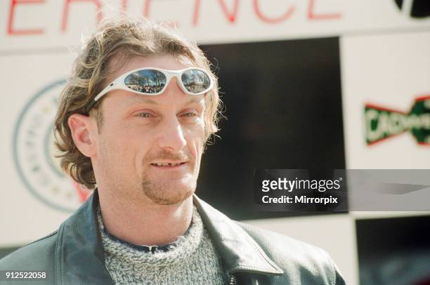 Carl Fogarty, 3 Times World Superbike Champion, pictured at the Ducati Experience, Cadwell Park, Louth, Lincolnshire, 16th March 1999.