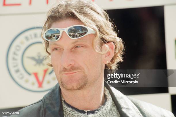 Carl Fogarty, 3 Times World Superbike Champion, pictured at the Ducati Experience, Cadwell Park, Louth, Lincolnshire, 16th March 1999.