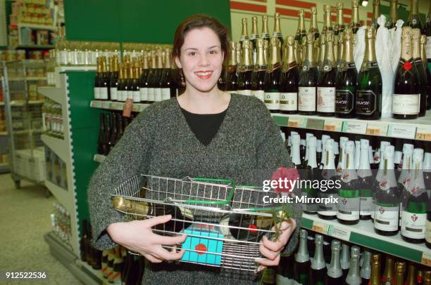 Singles night at Asda, 24th March 1994.