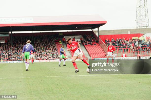 Middlesbrough 3-0 Bristol City, league division one match at Ayresome Park, Saturday 4th March 1995. Uwe Fuchs, Hat trick.