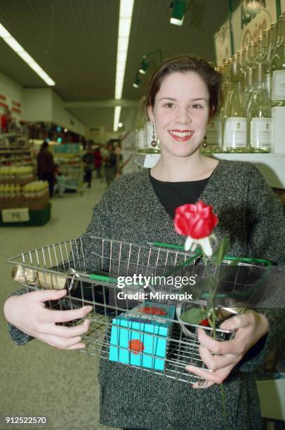 Singles night at Asda, 24th March 1994.