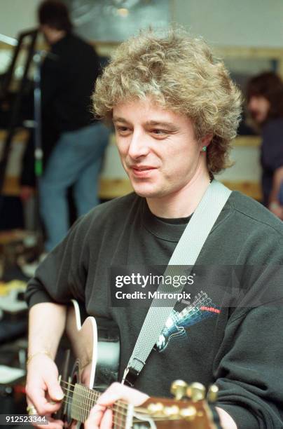 The Electric Light Orchestra Part 2, rehearsing at Rich Bitch studios in Selly Oak, 18th April 1991.