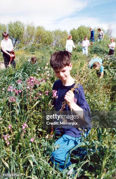 Middlesbrough Botanic Centre. Pupils from Acklam Grange School were at the Botanic Centre to help with work on the wildflower mountain during...