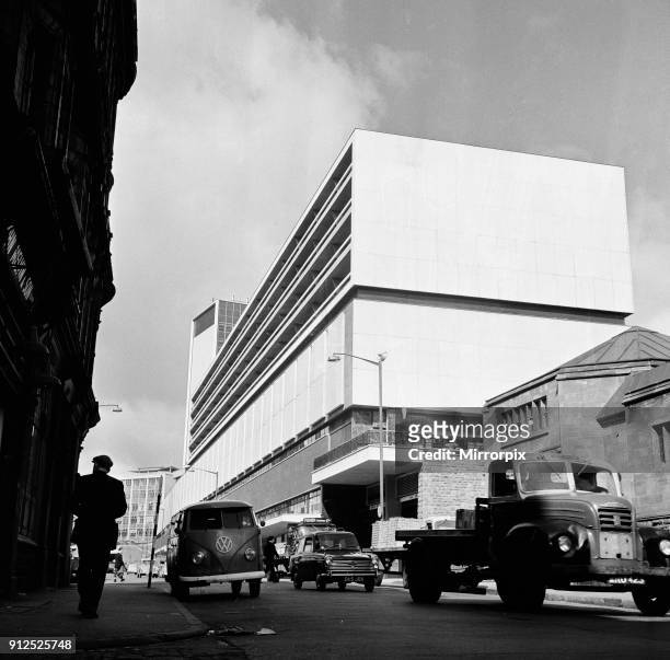 Bull Ring Shopping Centre, Birmingham, West Midlands, 10th June 1964.