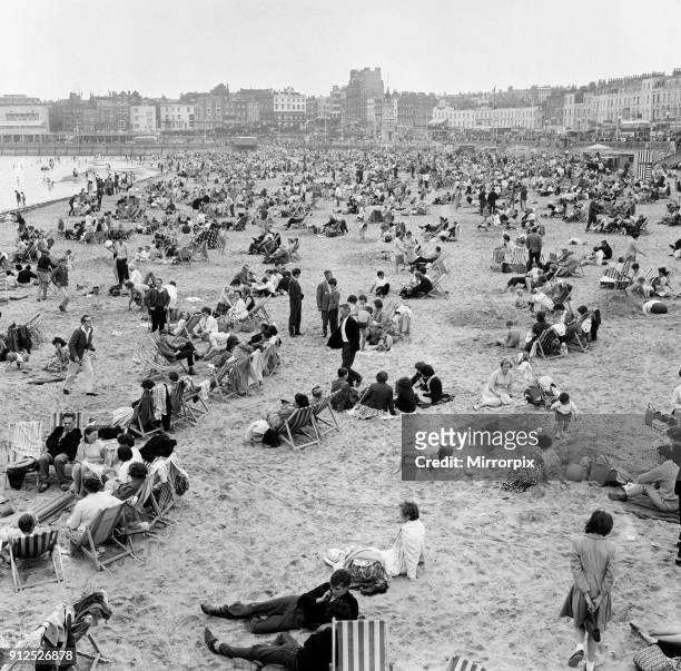 Holiday scenes in Margate, Kent. August 1963.