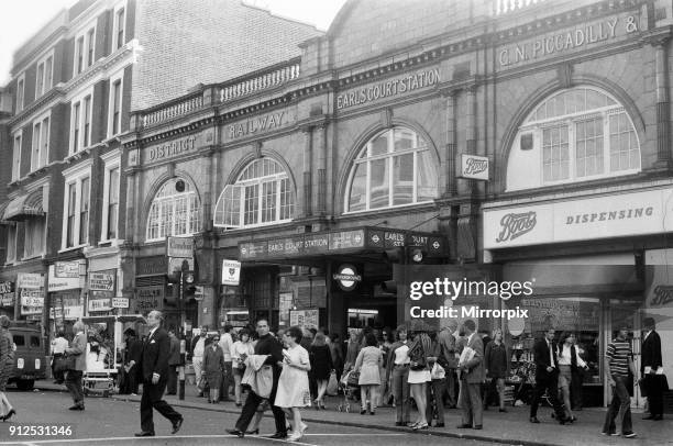 Earls Court Station, Earls Court, London, 11th September 1971.