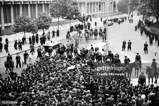 Anti Vietnam war rally, Grosvenor Square, London, 27th October 1968.