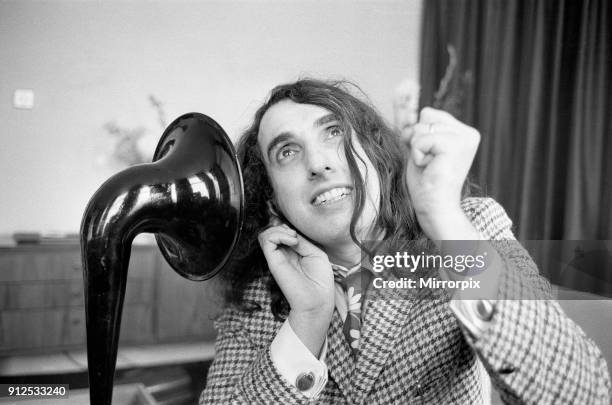 Tiny Tim was an American singer, ukulele player, and musical archivist. He was most famous for his rendition of 'Tiptoe Through the Tulips' sung in a...