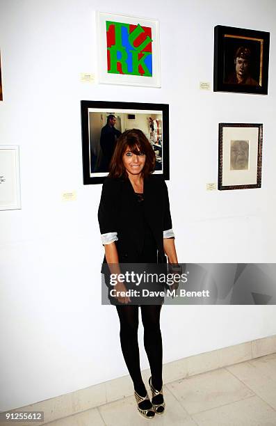 Claudia Winkleman attends the Macmillan De'Longhi Art Auction 2009 at The Avenue on September 29, 2009 in London, England.