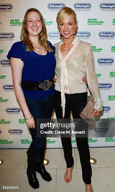 Sarah Manners and guest attend the Macmillan De'Longhi Art Auction 2009 at The Avenue on September 29, 2009 in London, England.