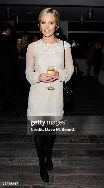 Michelle Dewberry attends the O2 X Awards at Paramount, Centrepoint on September 29, 2009 in London, England.