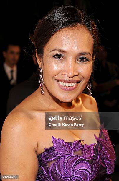 Founder Somaly Mam arrives at the Somaly Mam Foundation's 2nd annual Los Angeles Gala held at a private residence on September 29, 2009 in Beverly...