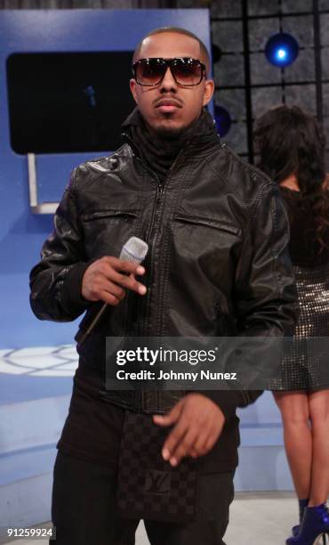 Marques Houston vists BET's "106 & Park" at BET Studios on September 28, 2009 in New York City.