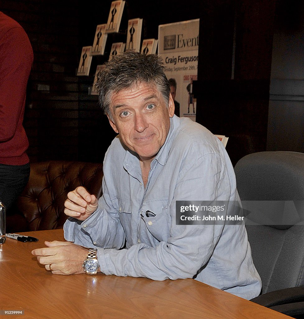 Craig Ferguson Book Signing For "American On Purpose"