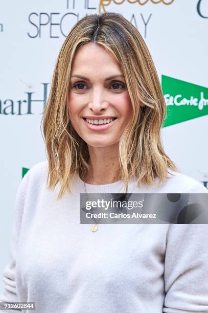 Andrea Pascual attends 'The Petite Special Day' at the Santo Mauro Hotel on January 31, 2018 in Madrid, Spain.