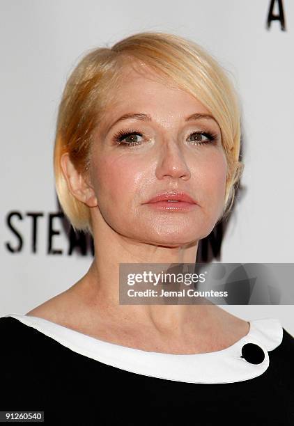 Actress Ellen Barkin attends the "A Steady Rain" Broadway opening night at the Gerald Schoenfeld Theatre on September 29, 2009 in New York City.