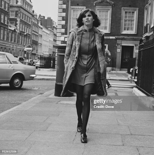 American actress Stefanie Powers in London, UK, 15th July 1968.