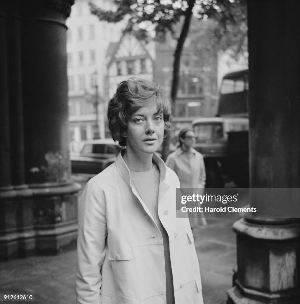 British actress Eileen Atkins in London, UK, 26th June 1968.