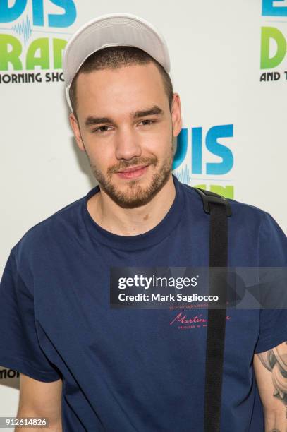 Liam Payne visits "The Elvis Duran Z100 Morning Show" at Z100 Studio on January 31, 2018 in New York City.