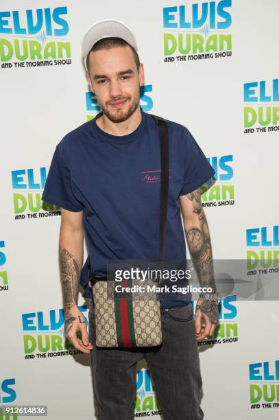 Liam Payne visits "The Elvis Duran Z100 Morning Show" at Z100 Studio on January 31, 2018 in New York City.