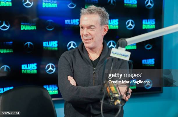 Elvis Duran at the Z100 Studio on January 31, 2018 in New York City.