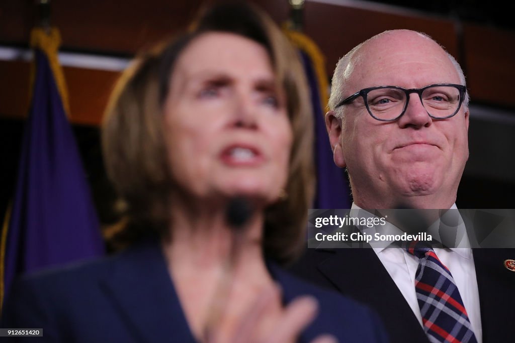 House Democrats Address The Media After Weekly Caucus Meeting