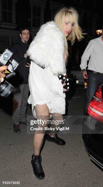 Nick Grimshaw attends the Death Of A Geisha VIP Halloween Party on November 1, 2014 in London, England.