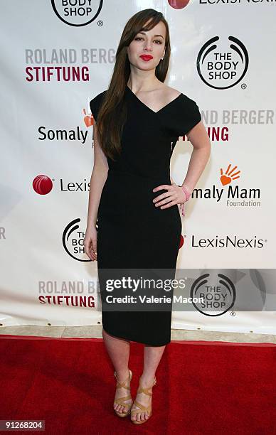 Actress Ashley Rickards arrives at the 2nd annual Los Angeles Gala "An evening of hopes and dreams" on September 29, 2009 in Beverly Hills,...